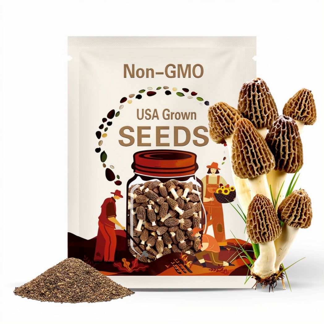 TRUE Morel Grow Kit – Grow Fresh Morel Mushrooms at Home, Patio, or Garden