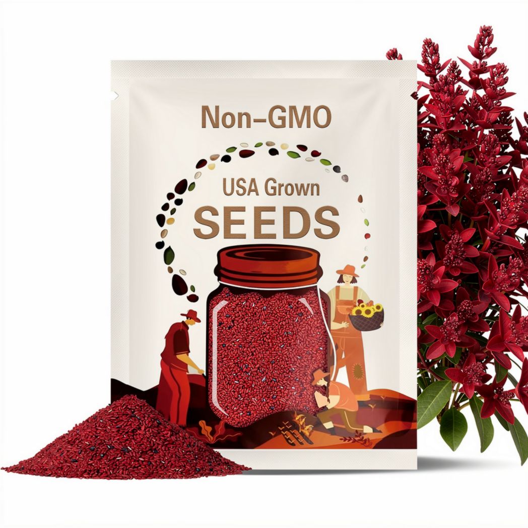 Organic  Red  Butterfly Wing Plant Christia Vespertilionis Cespertilionis fresh REAL organic seeds