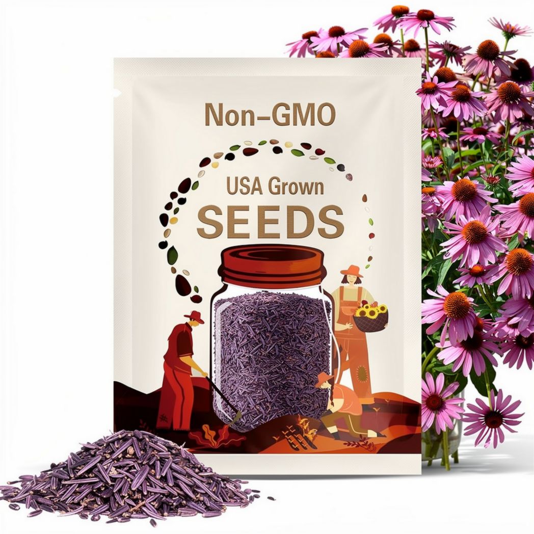 Purple Coneflower Seeds: Deer-Proof Echinacea for Pollinator Gardens