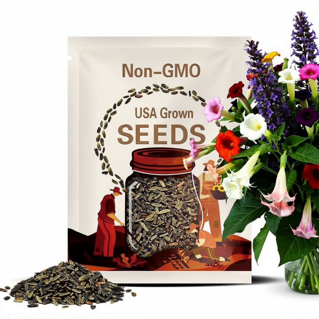 13 Seeds| Moon Angel Datura Mix Seeds - Flowering- Angel's Trumpet - Devil’s Trumpet - Annual - Fast Growing - Bloom in Summer to Fall #G007