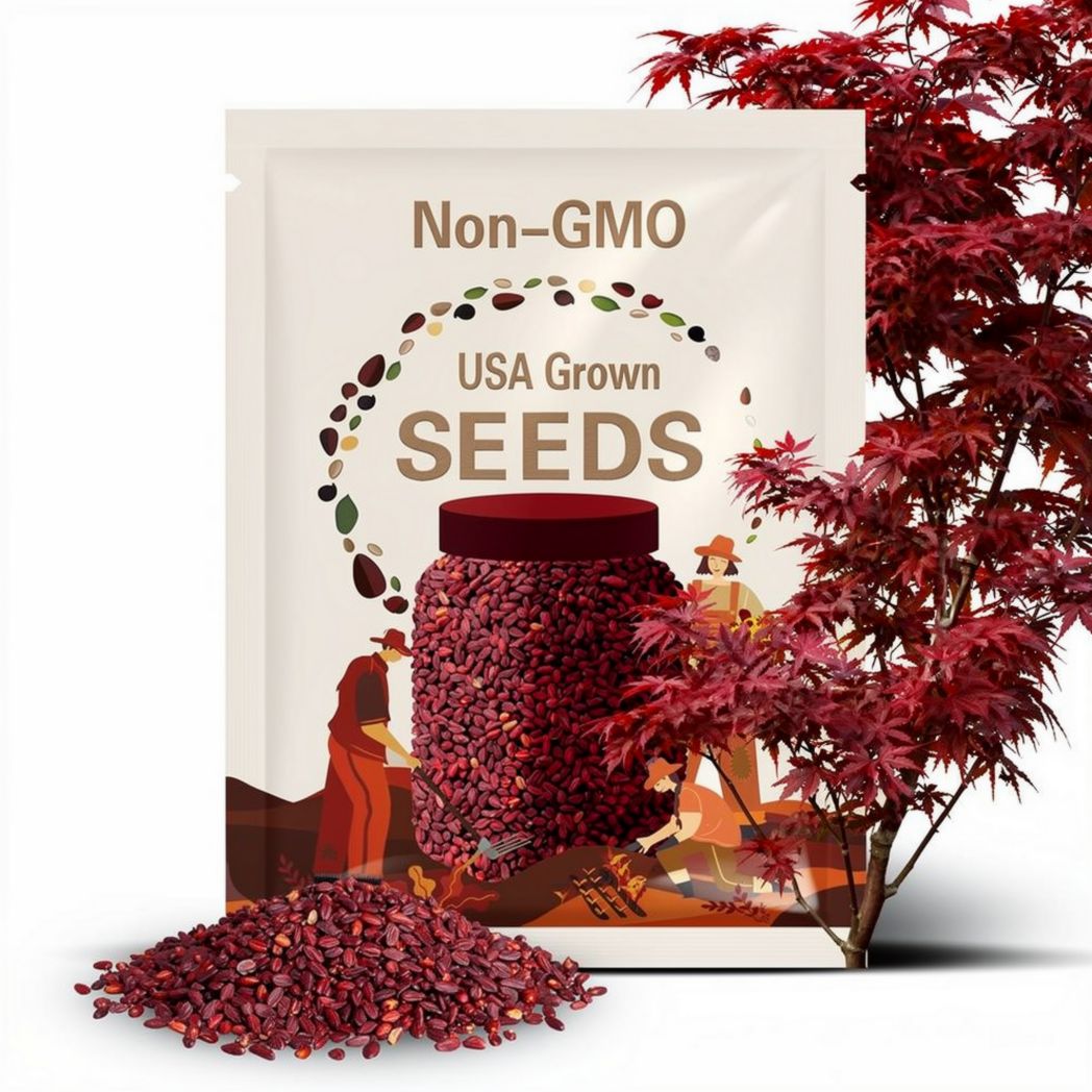 Red Japanese Maple Seeds: Acer Palmatum Atropurpureum Bonsai