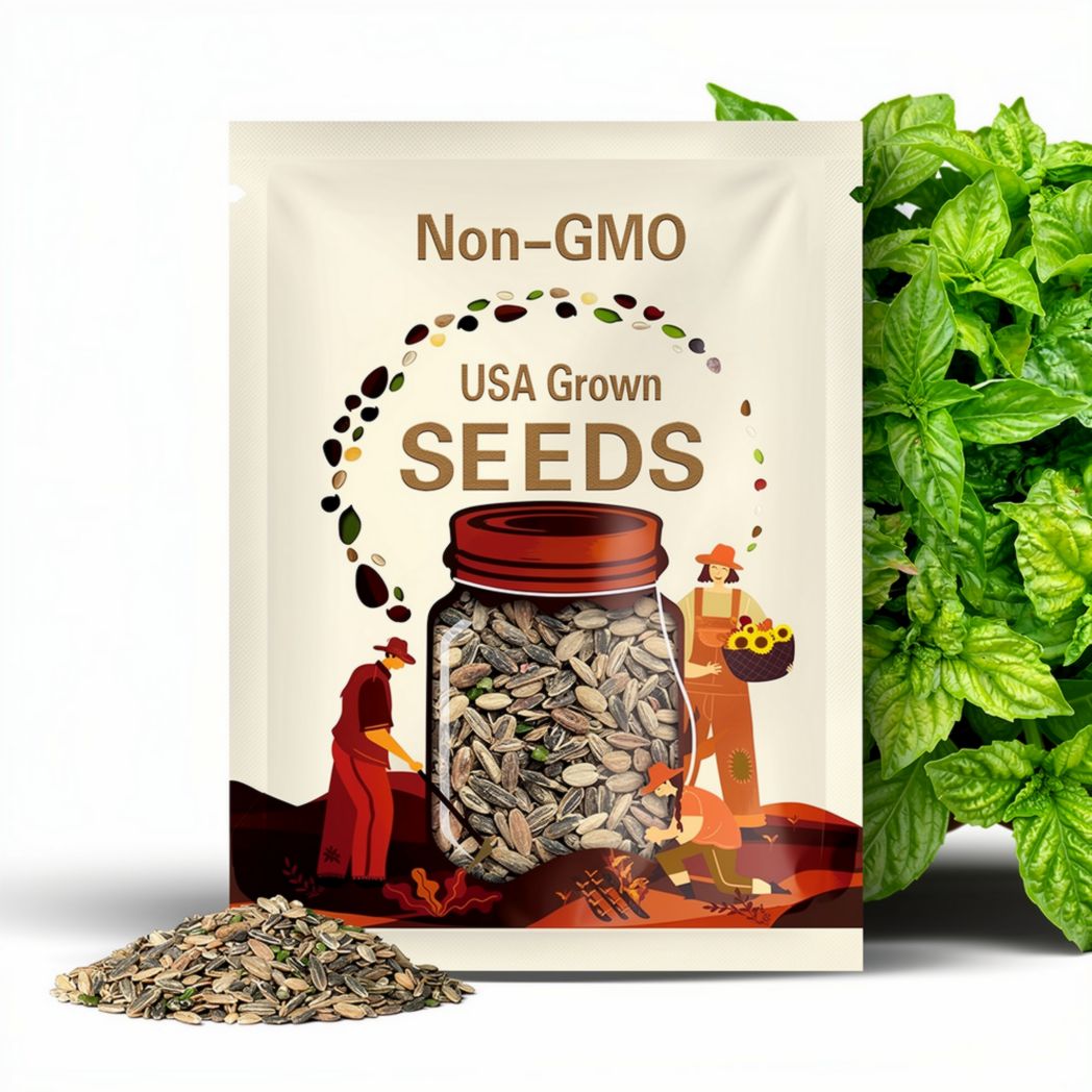 Italian Large Leaf Basil Seeds 500+ Herb NON-GMO HEIRLOOM