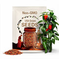Hot Pepper Poblano Seeds Non-GMO, Open Pollinated, Heirloom for Hydroponics, Aquaponics, Soil, Raised Bed, Indoor, Outdoors, In Pots,G House